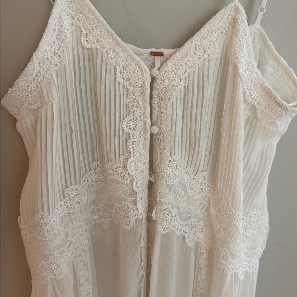 Free People Ivory Snowbird Maxi - Picture 2 of 5
